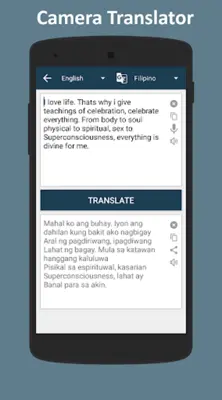 Camera Translator android App screenshot 1